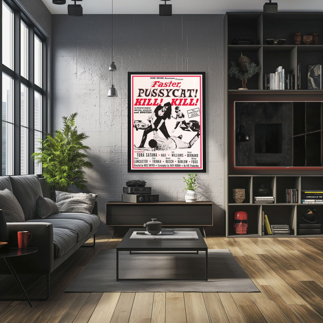 "Faster, Pussycat! Kill! Kill!" (1965) Framed Movie Poster
