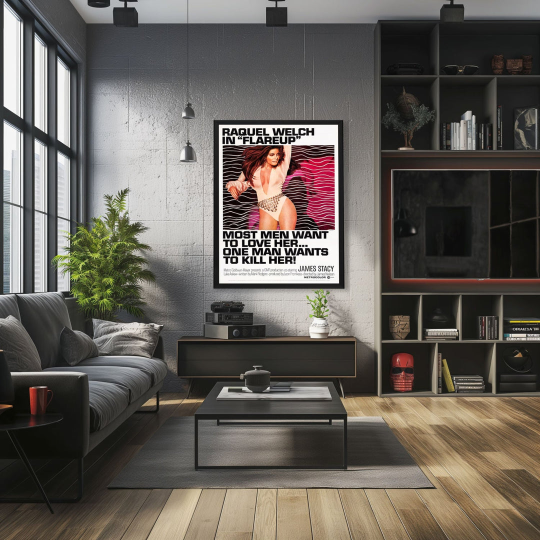 "Flareup" (1969) Framed Movie Poster
