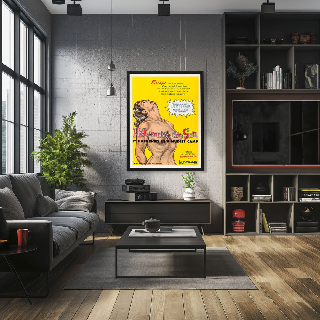 "Hideout In The Sun" (1960) Framed Movie Poster