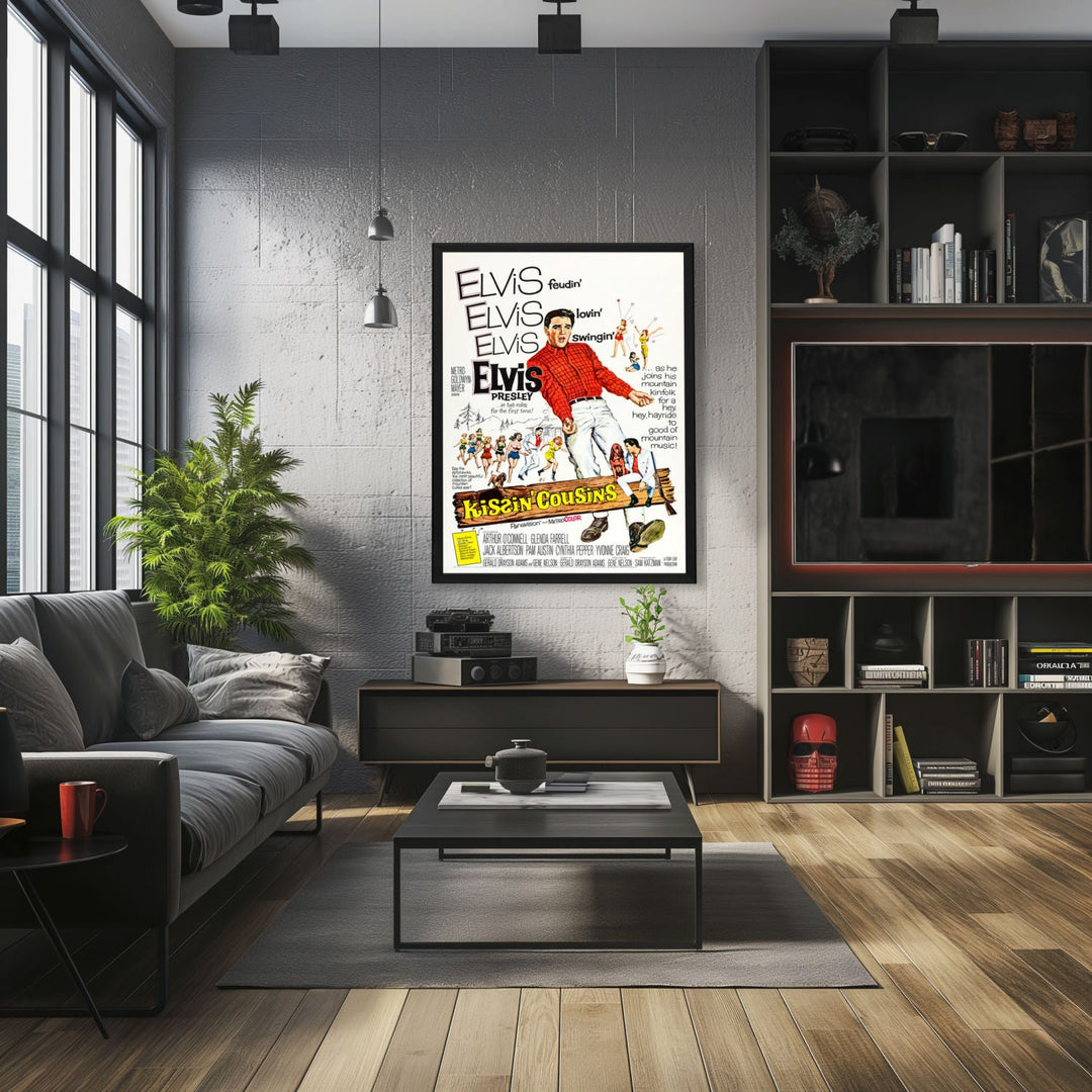"Kissin' Cousins" (1964) Framed Movie Poster