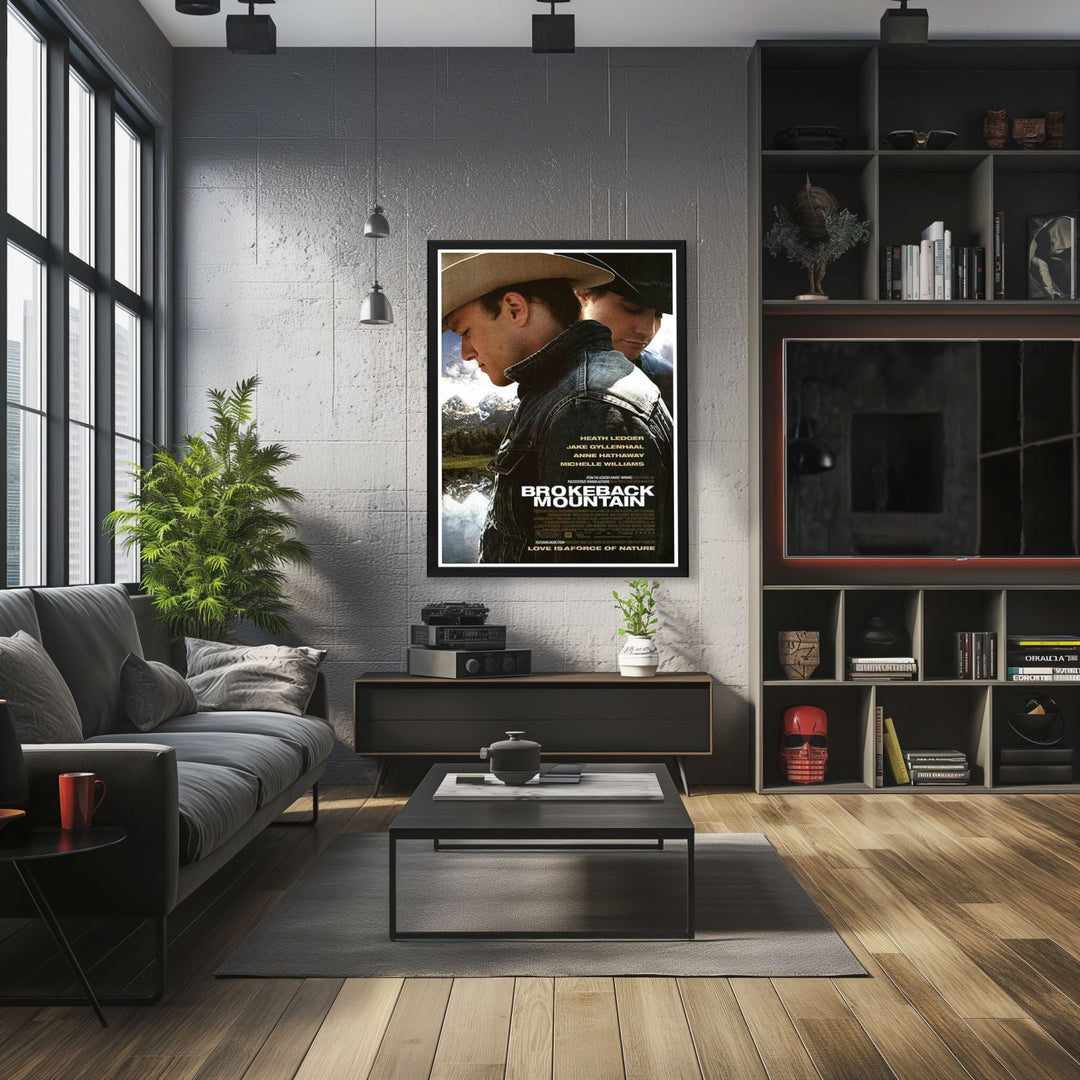 "Brokeback Mountain" (2005) Framed Movie Poster
