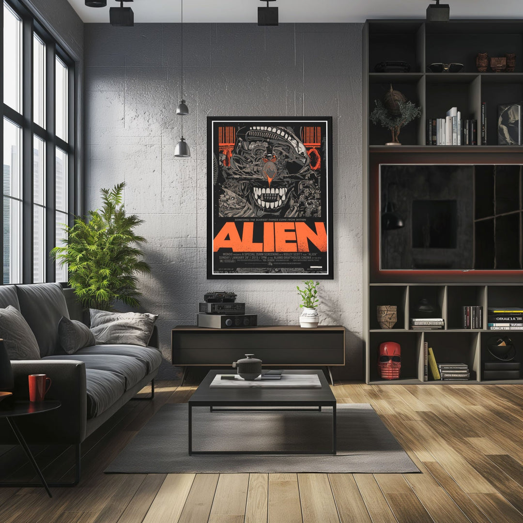 "Alien" (1979) Framed Movie Poster