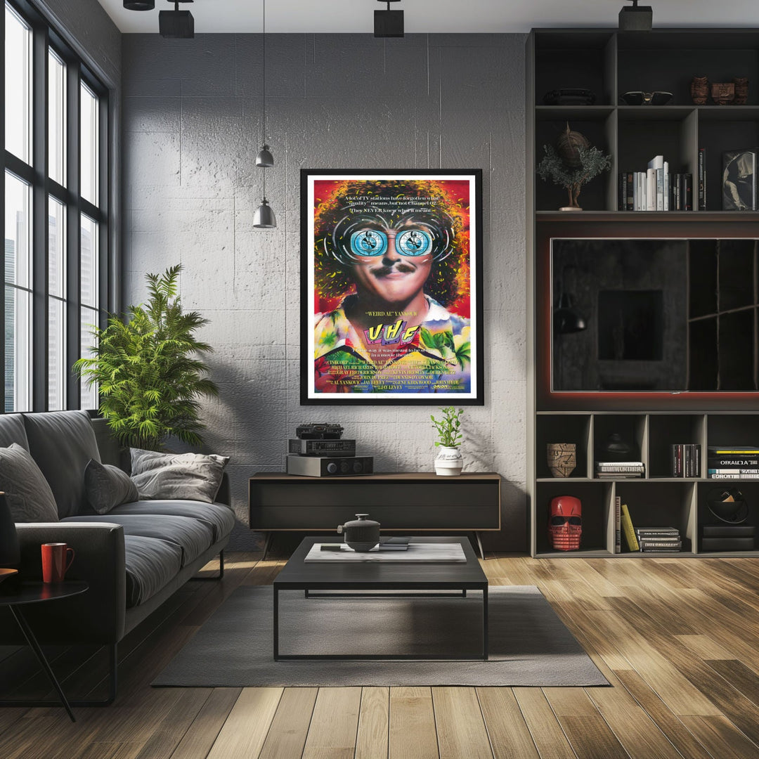 "UHF" (1989) Framed Movie Poster