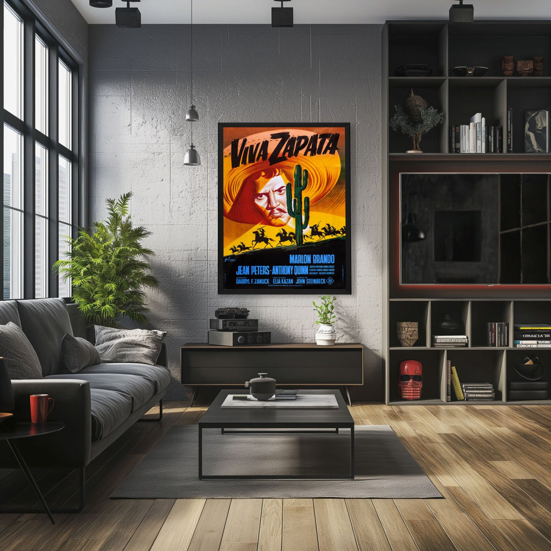 "Viva Zapata!" (1952) Framed Movie Poster