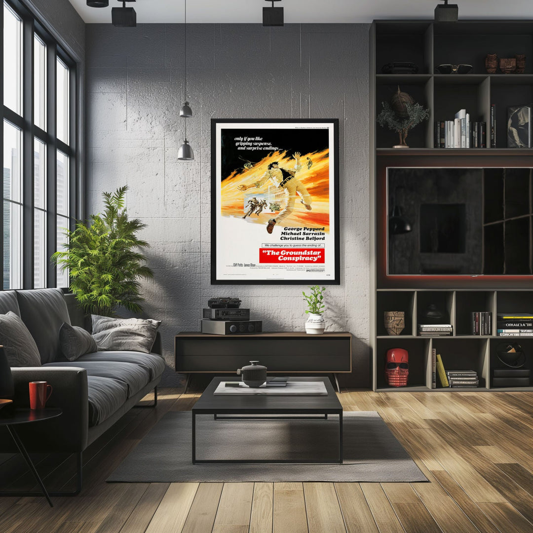 "Groundstar Conspiracy" (1972) Framed Movie Poster
