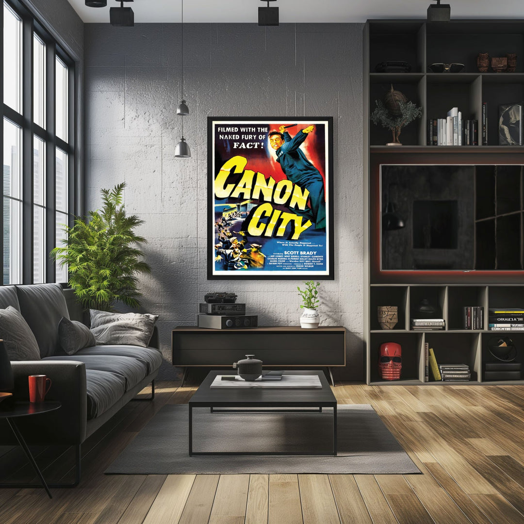 "Canon City" (1948) Framed Movie Poster