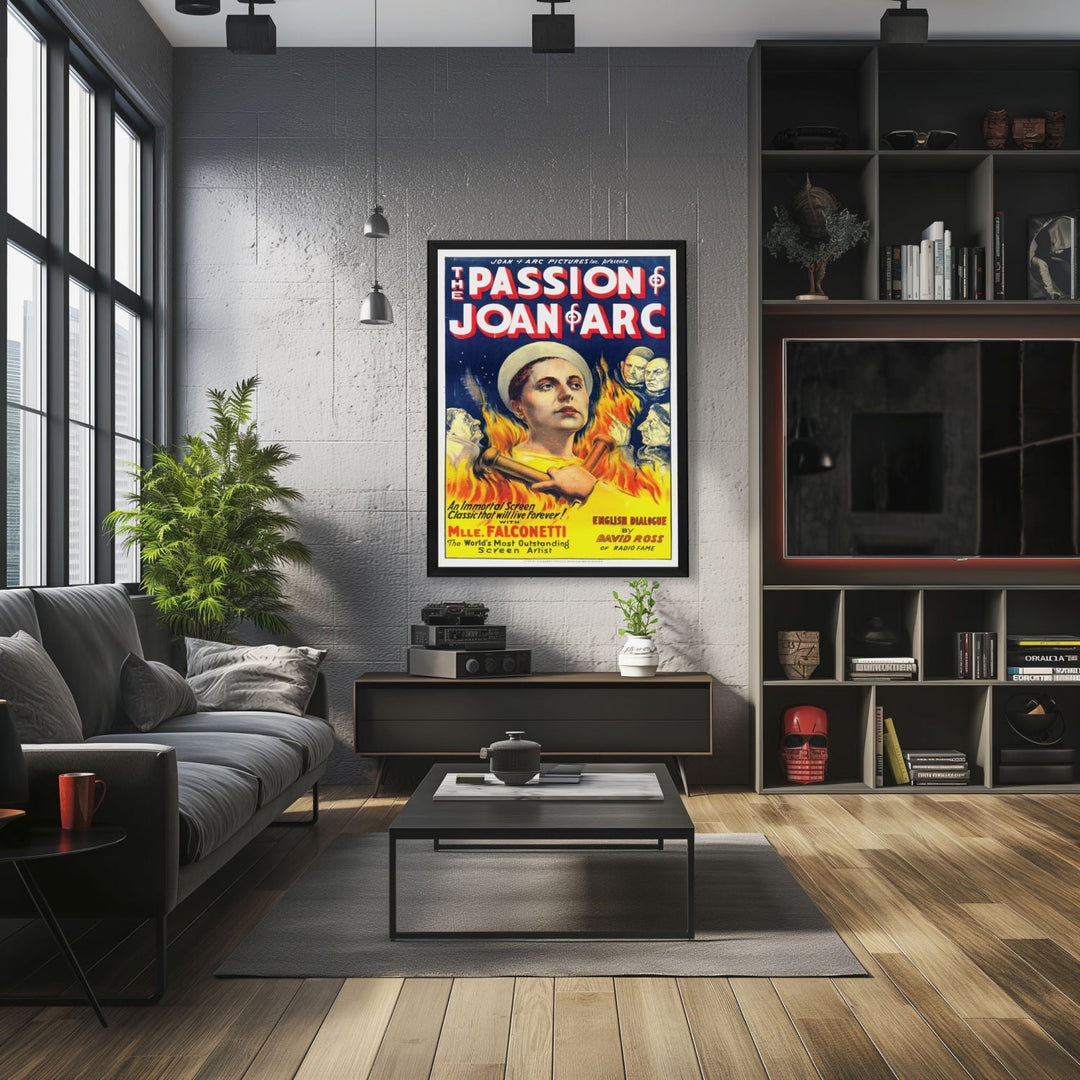 "Passion Of Joan Of Arc" (1928) Framed Movie Poster