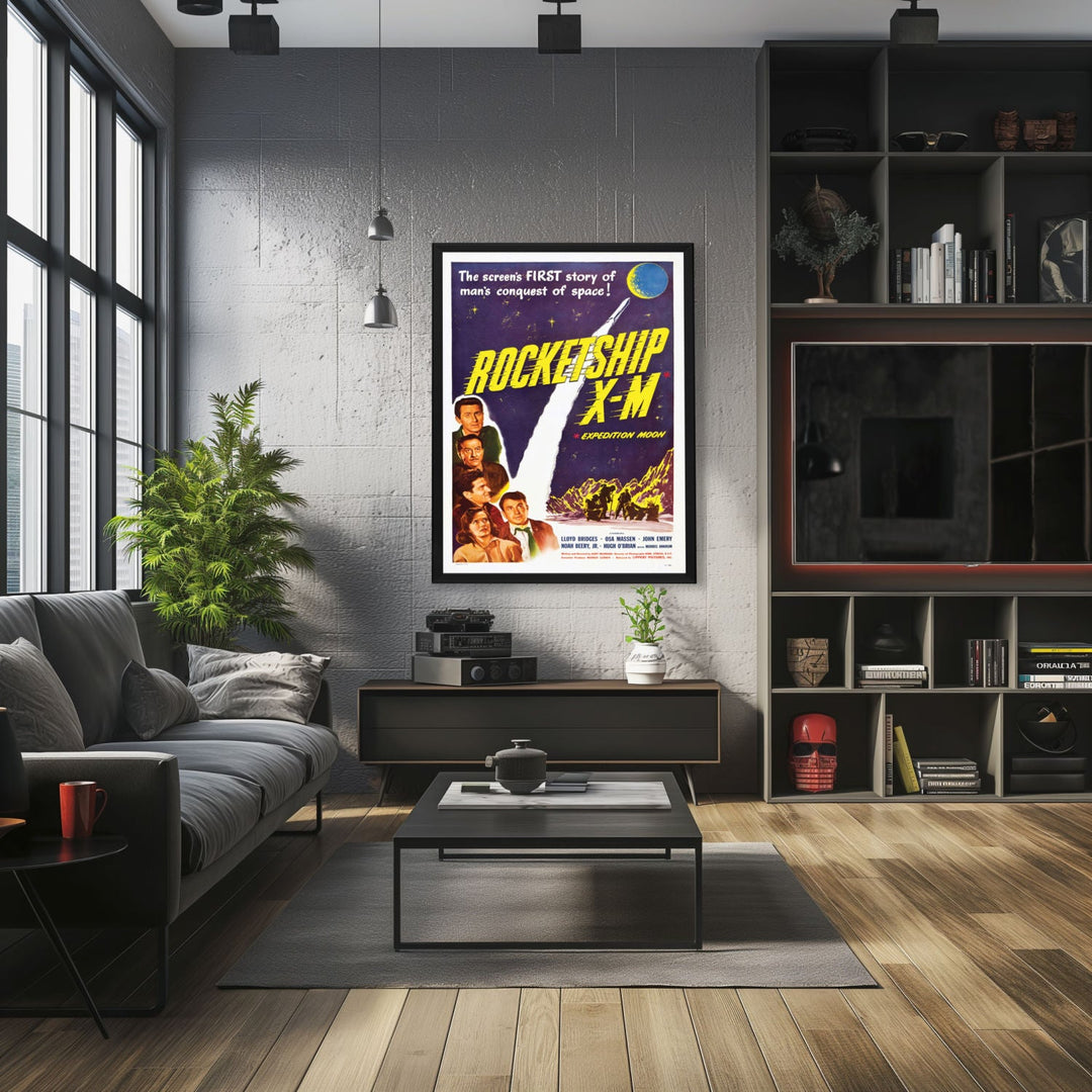 "Rocketship X-M" (1950) Framed Movie Poster