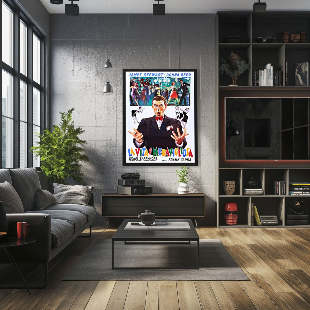 "It's A Wonderful Life" (1946) Framed Movie Poster