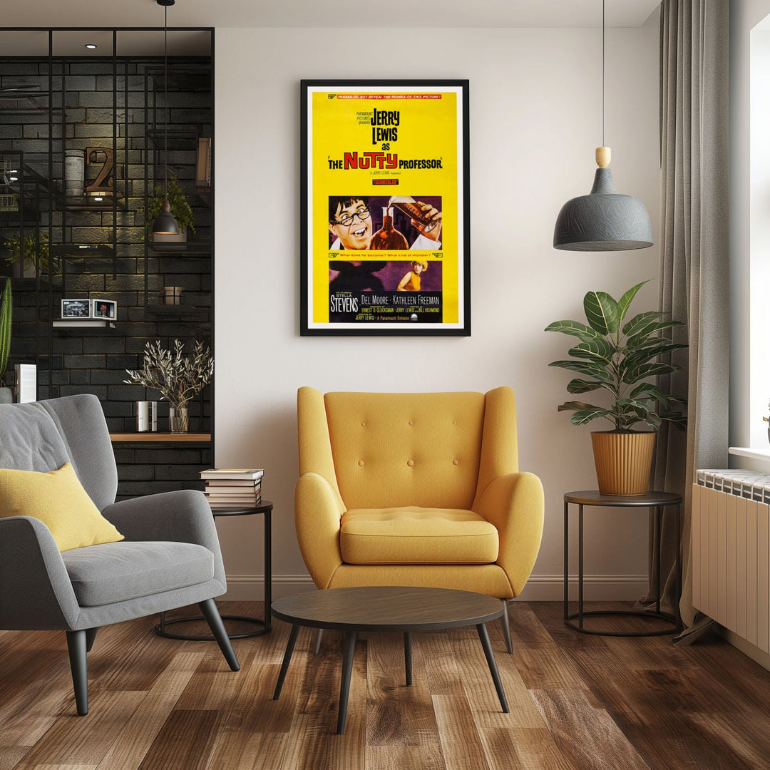 "Nutty Professor" (1963) Framed Movie Poster