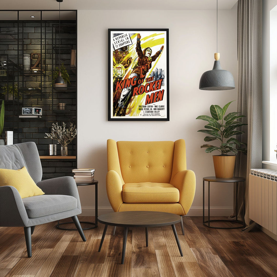 "King Of The Rocket Men" (1949) Framed Movie Poster