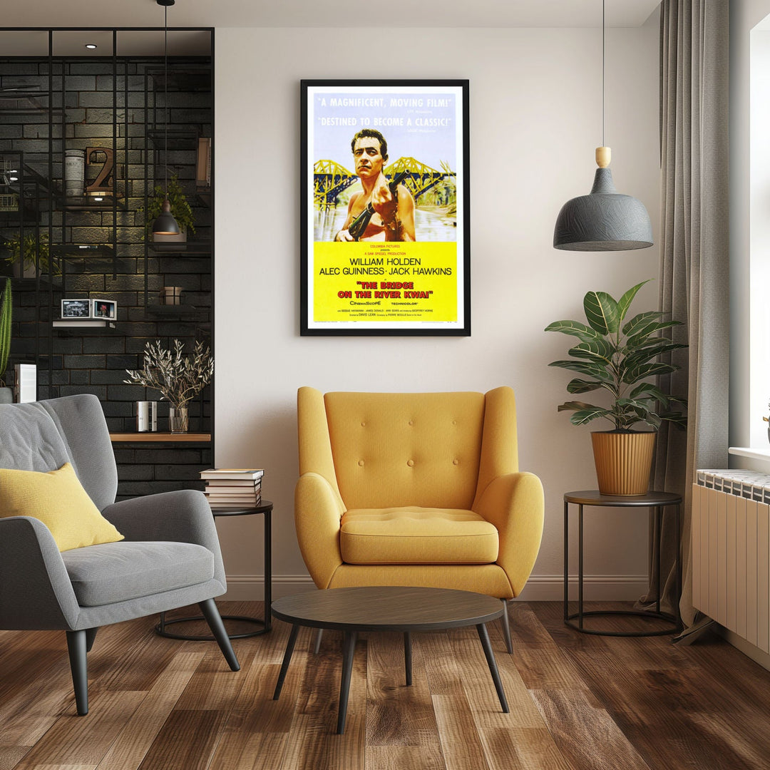 "Bridge On The River Kwai" (1957) Framed Movie Poster