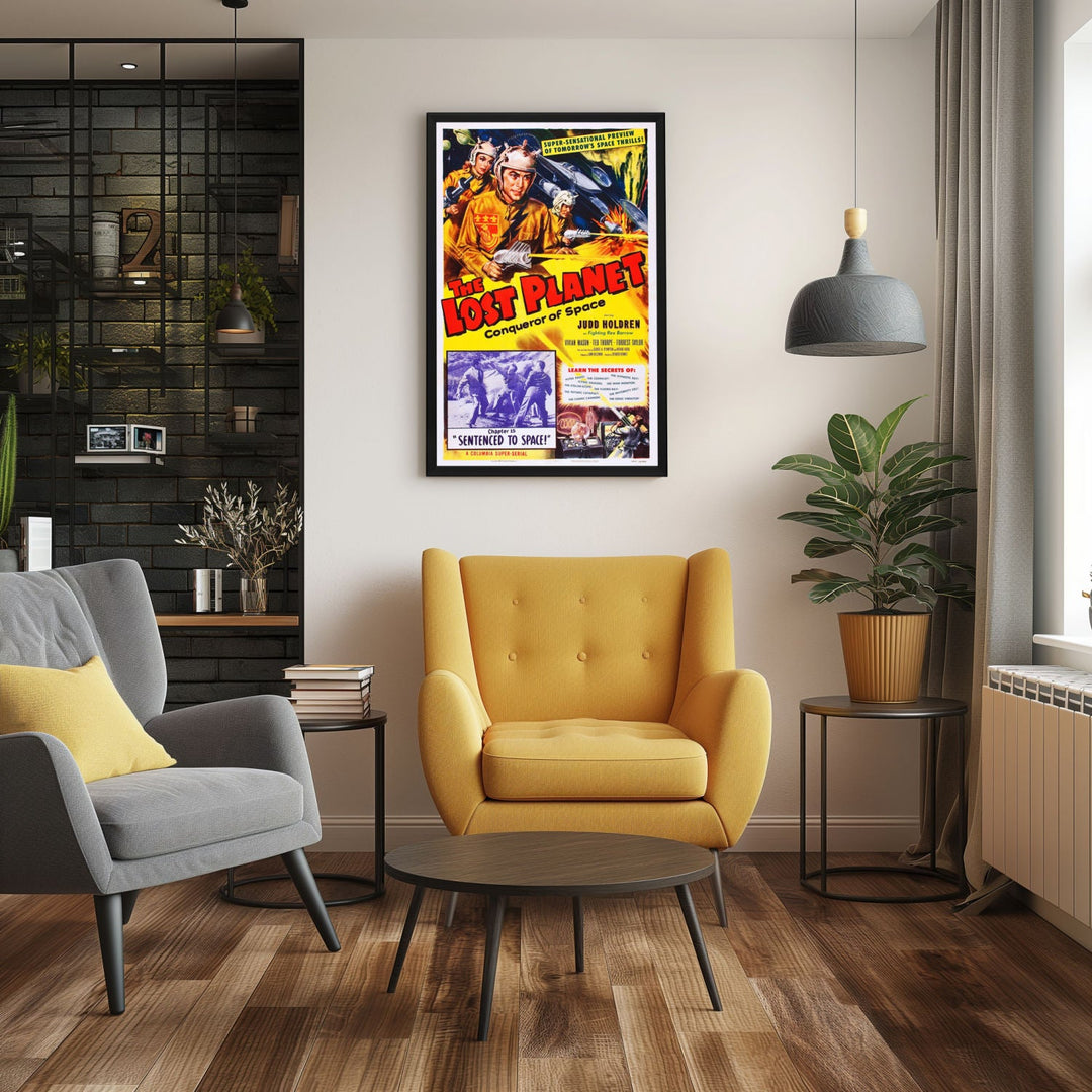 "Lost Planet" (1953) Framed Movie Poster