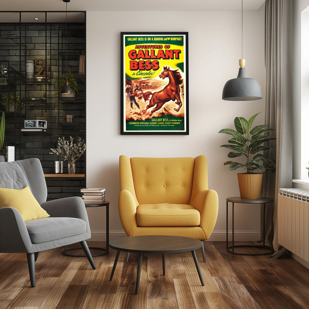 "Adventures Of Gallant Bess" (1948) Framed Movie Poster