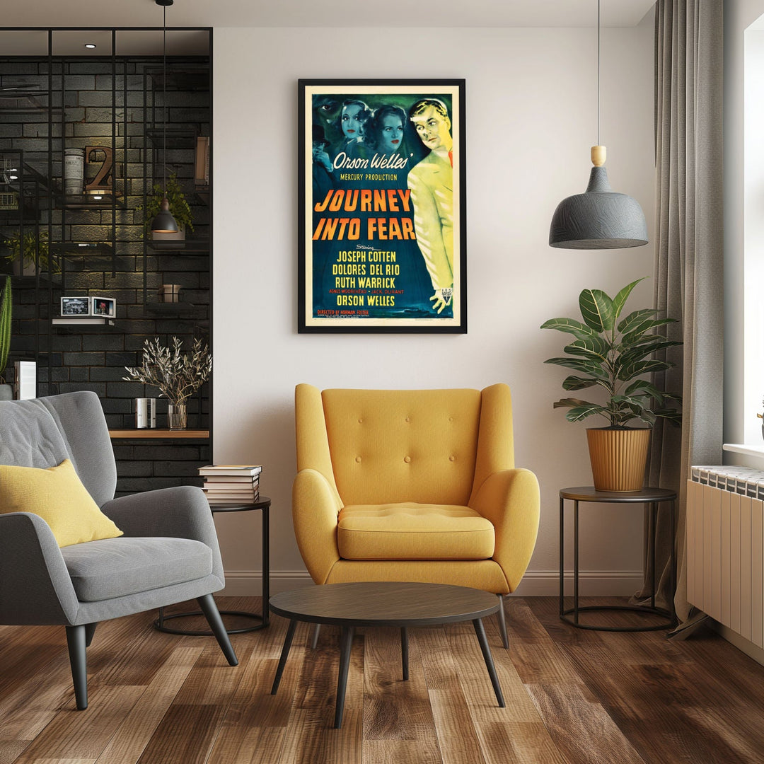 "Journey Into Fear" (1975) Framed Movie Poster