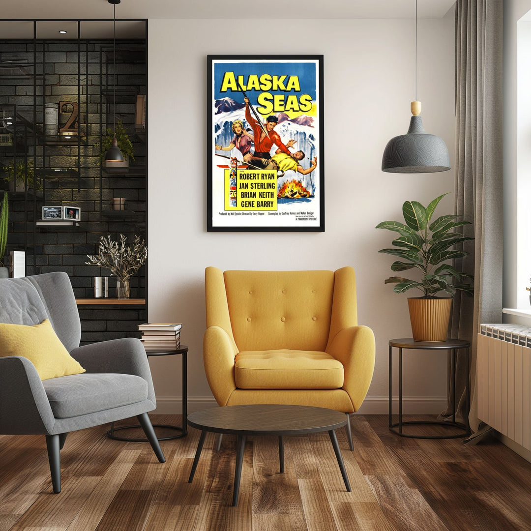 "Alaska Seas" (1954) Framed Movie Poster