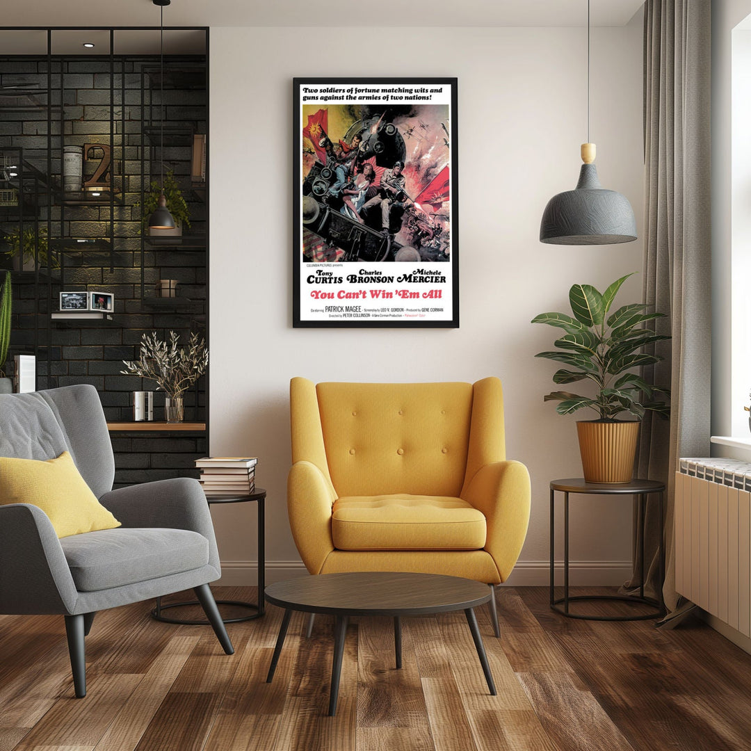 "You Can't Win 'Em All" (1970) Framed Movie Poster