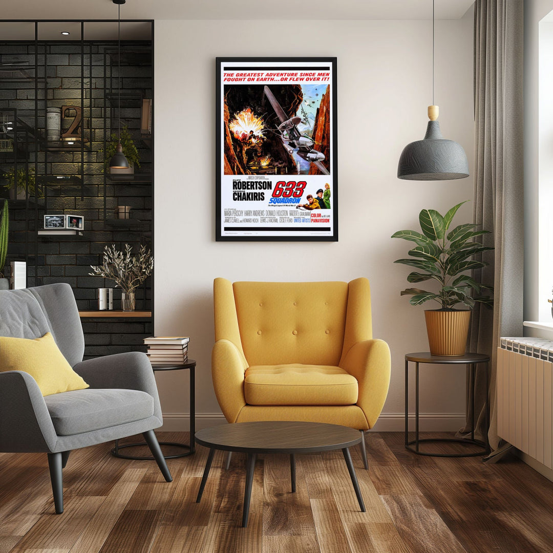 "633 Squadron" (1964) Framed Movie Poster