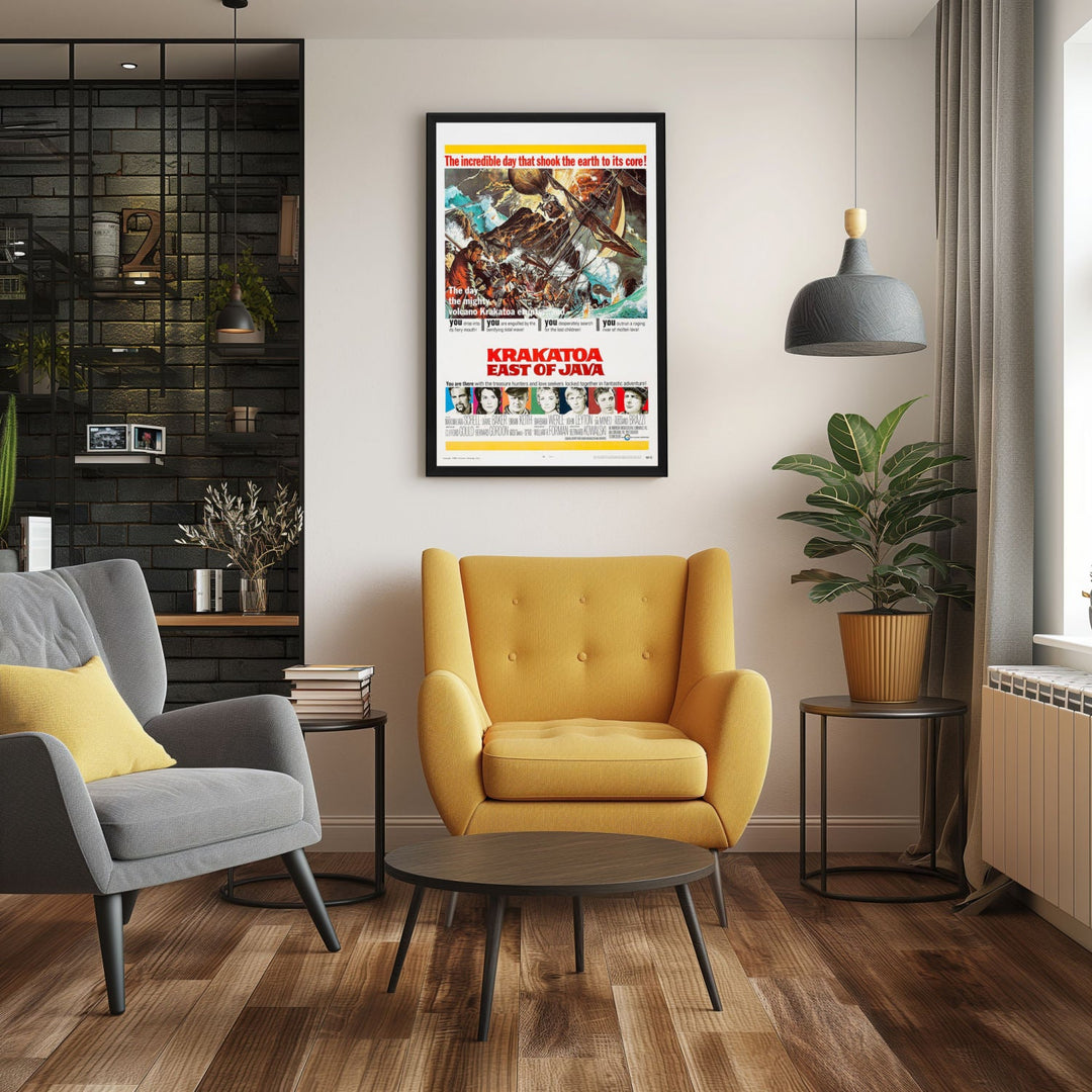 "Krakatoa East Of Java" (1969) Framed Movie Poster