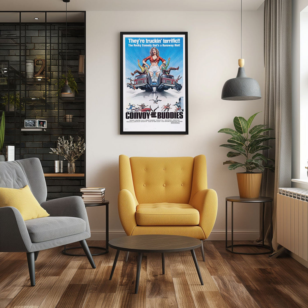 "Convoy Buddies" (1977) Framed Movie Poster