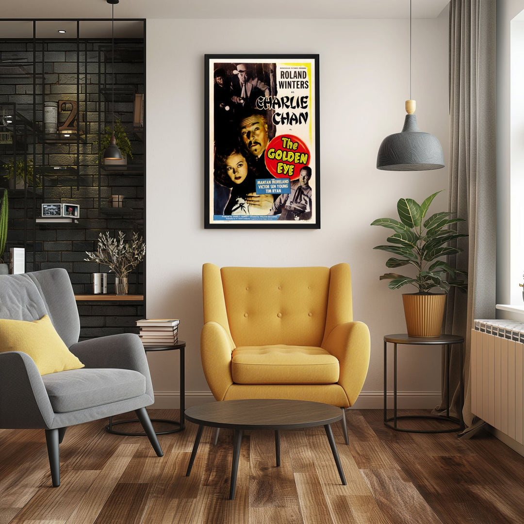"Golden Eye" (1948) Framed Movie Poster