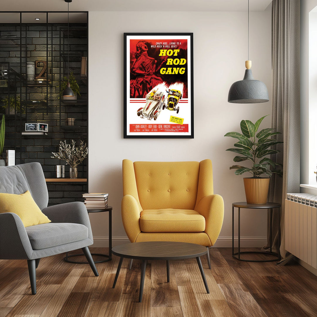 "Hot Rod Gang" (1958) Framed Movie Poster