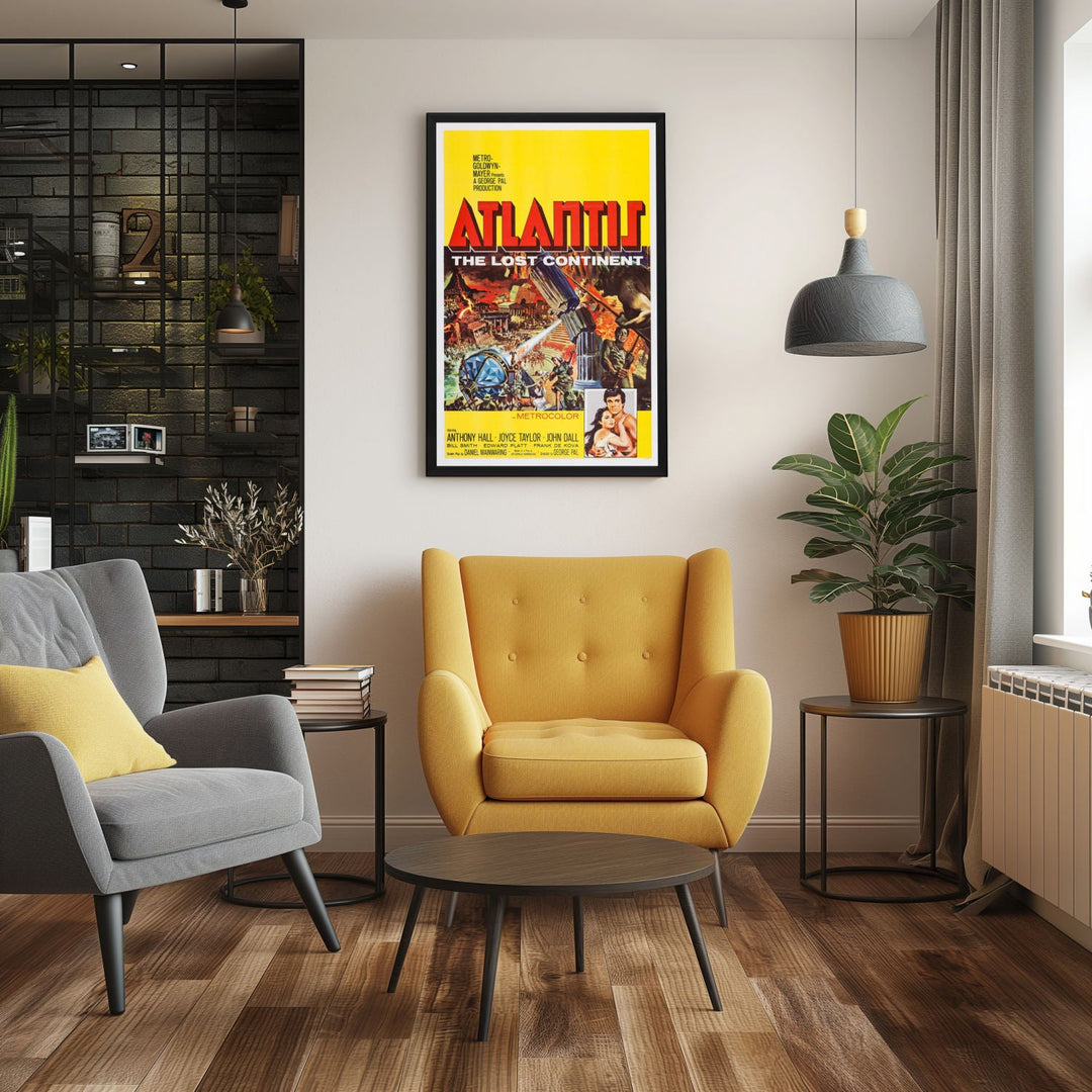 "Atlantis, The Lost Continent" (1961) Framed Movie Poster