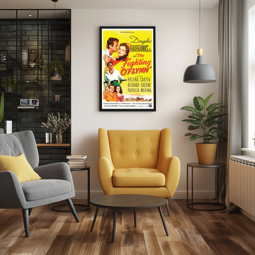 "Fighting O'Flynn" (1949) Framed Movie Poster