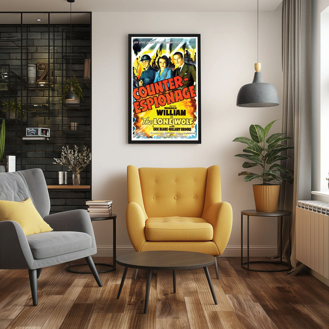 "Counter-Espionage" (1942) Framed Movie Poster