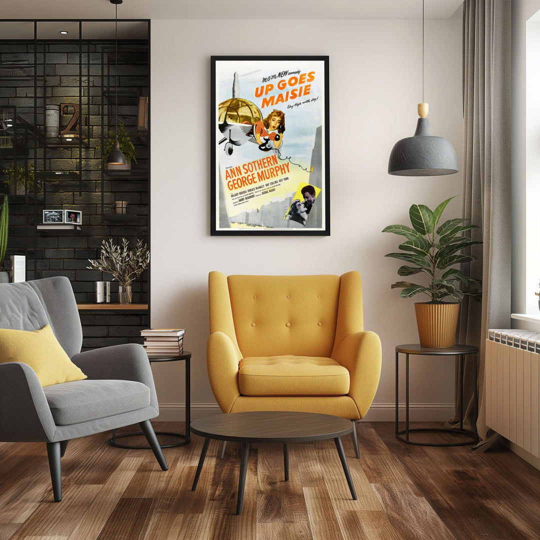 "Up Goes Maisie" (1946) Framed Movie Poster
