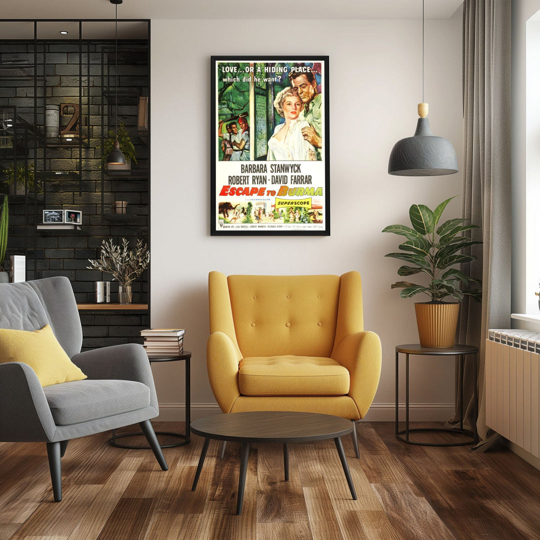 "Escape To Burma" (1955) Framed Movie Poster