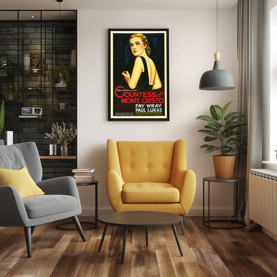 "Countess Of Monte Cristo" (1934) Framed Movie Poster