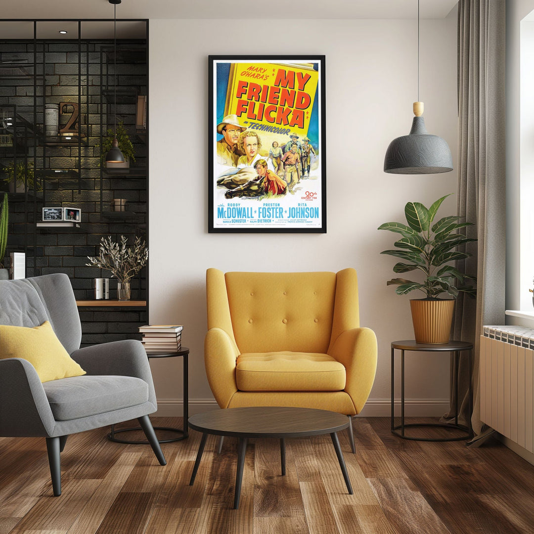 "My Friend Flicka" (1943) Framed Movie Poster