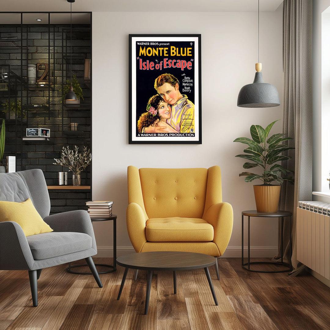 "Isle Of Escape" (1930) Framed Movie Poster