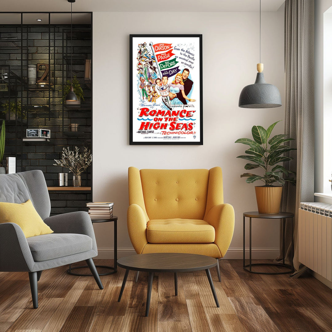 "Romance On The High Seas" (1948) Framed Movie Poster