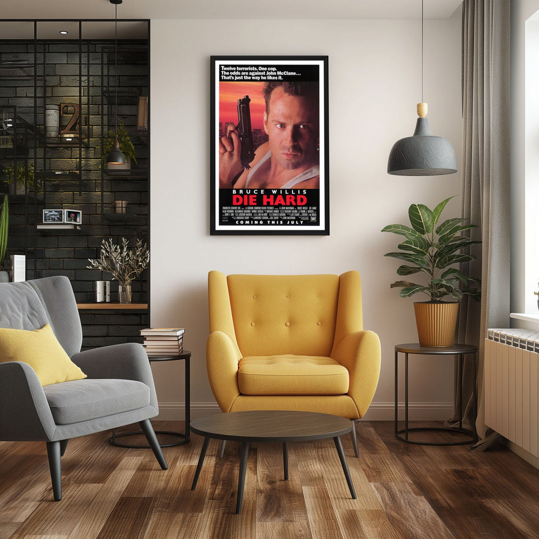 "Die Hard" (1988) Framed Movie Poster