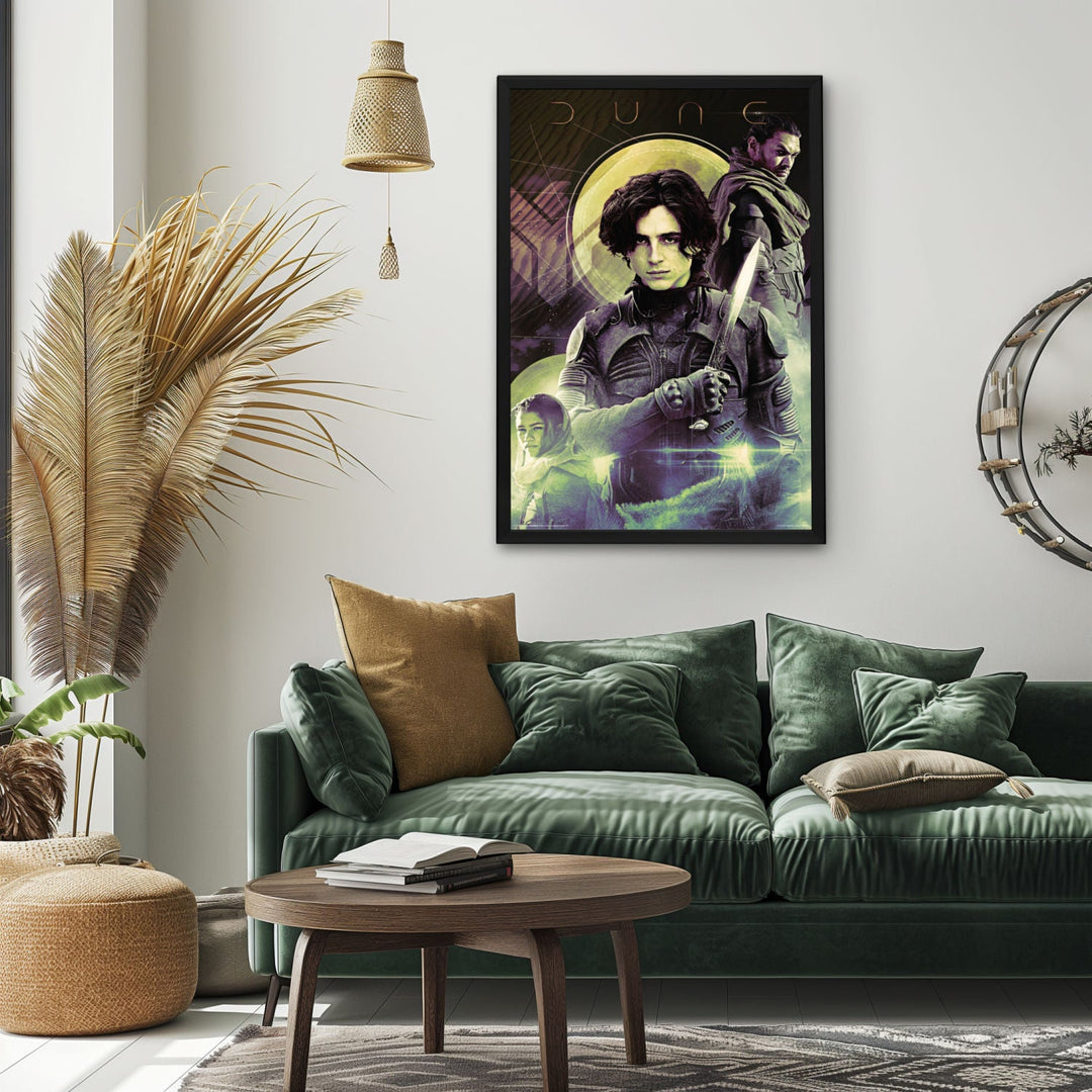 "Dune" (2021) Framed Movie Poster