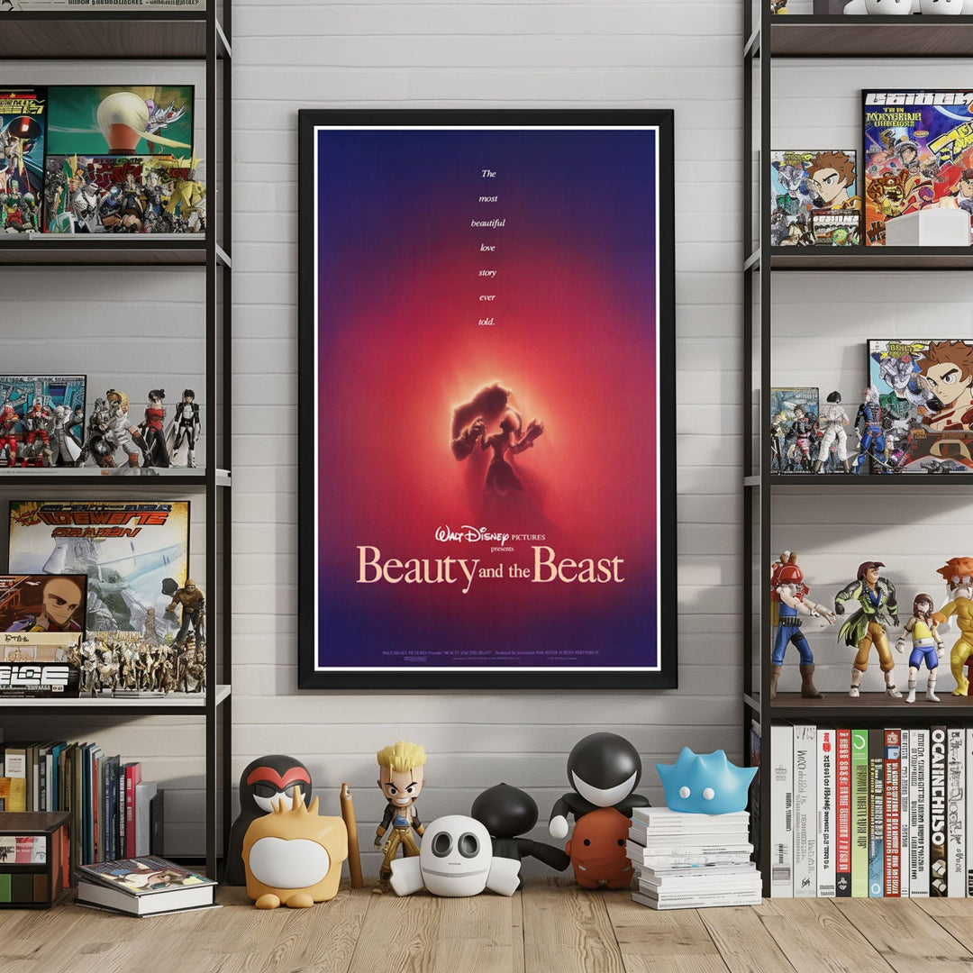 "Beauty and the Beast" (1991) Framed Movie Poster