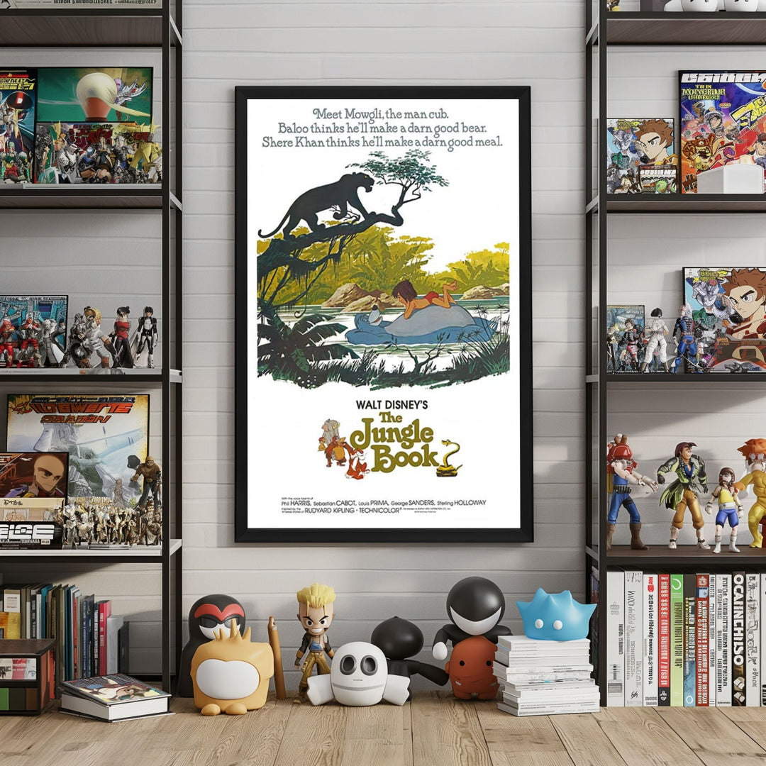 "Jungle Book" (1967) Framed Movie Poster