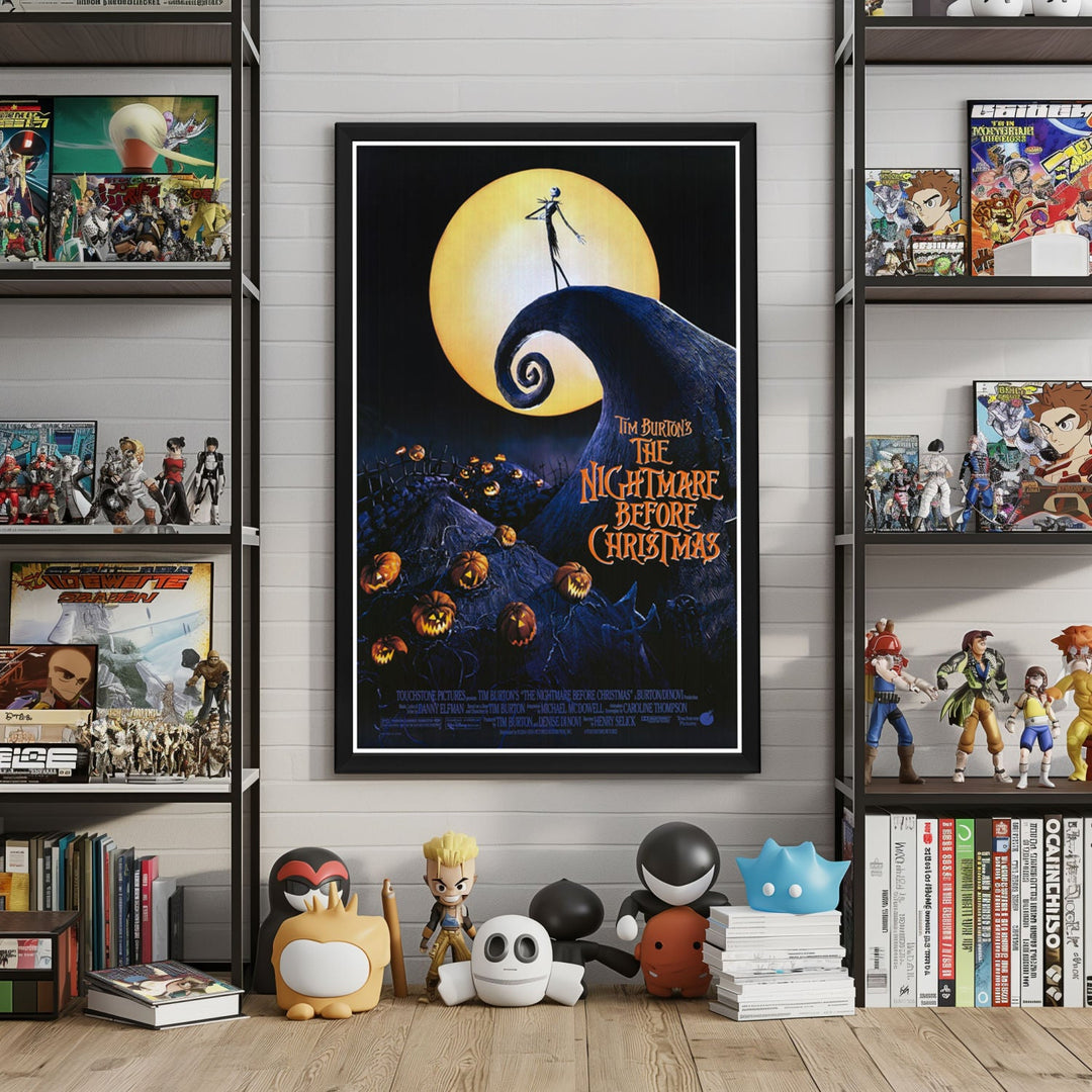 "Nightmare Before Christmas" (1993) Framed Movie Poster