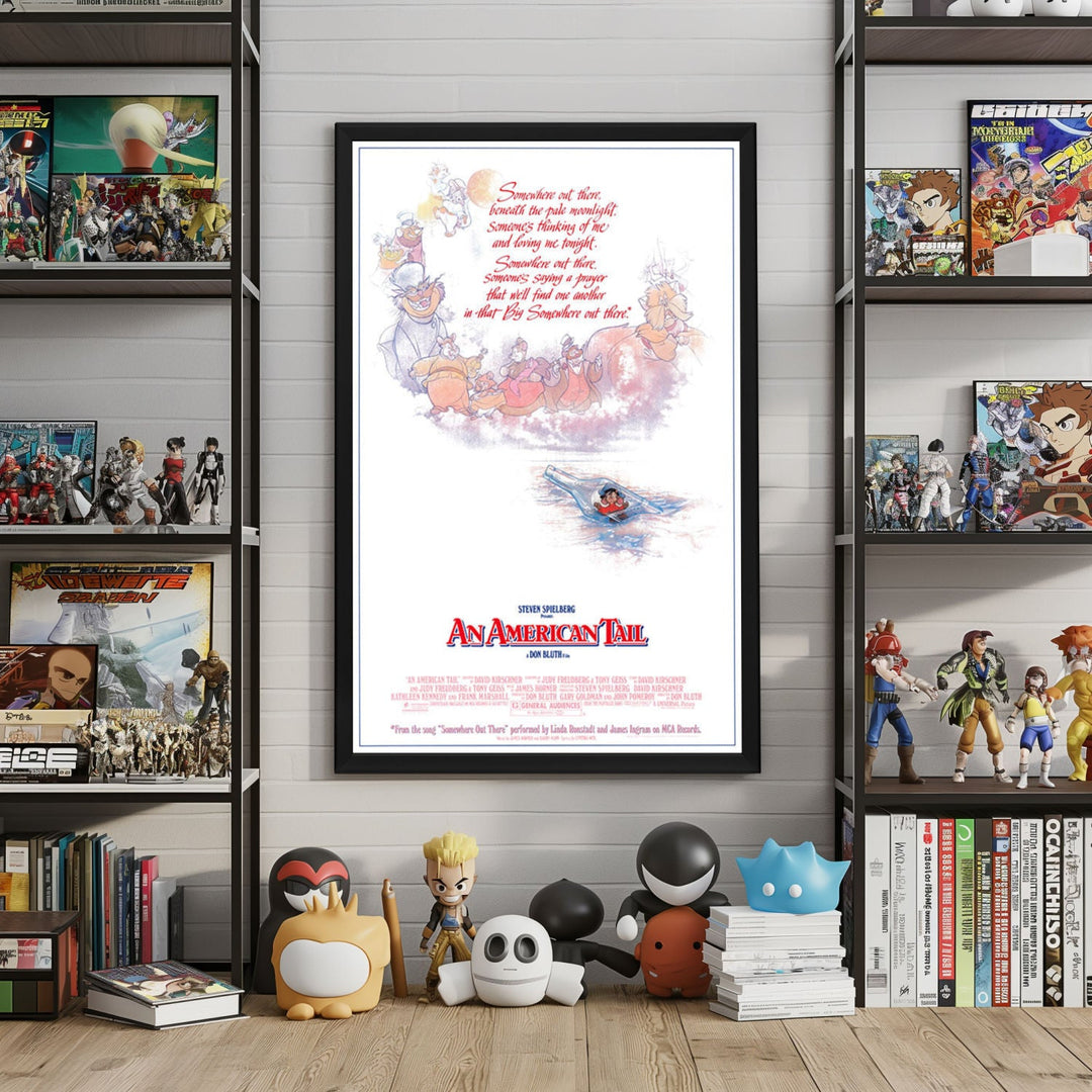 "American Tail" (1986) Framed Movie Poster