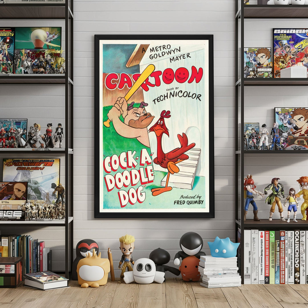 "Cock-A-Doodle Dog" (1951) Framed Movie Poster