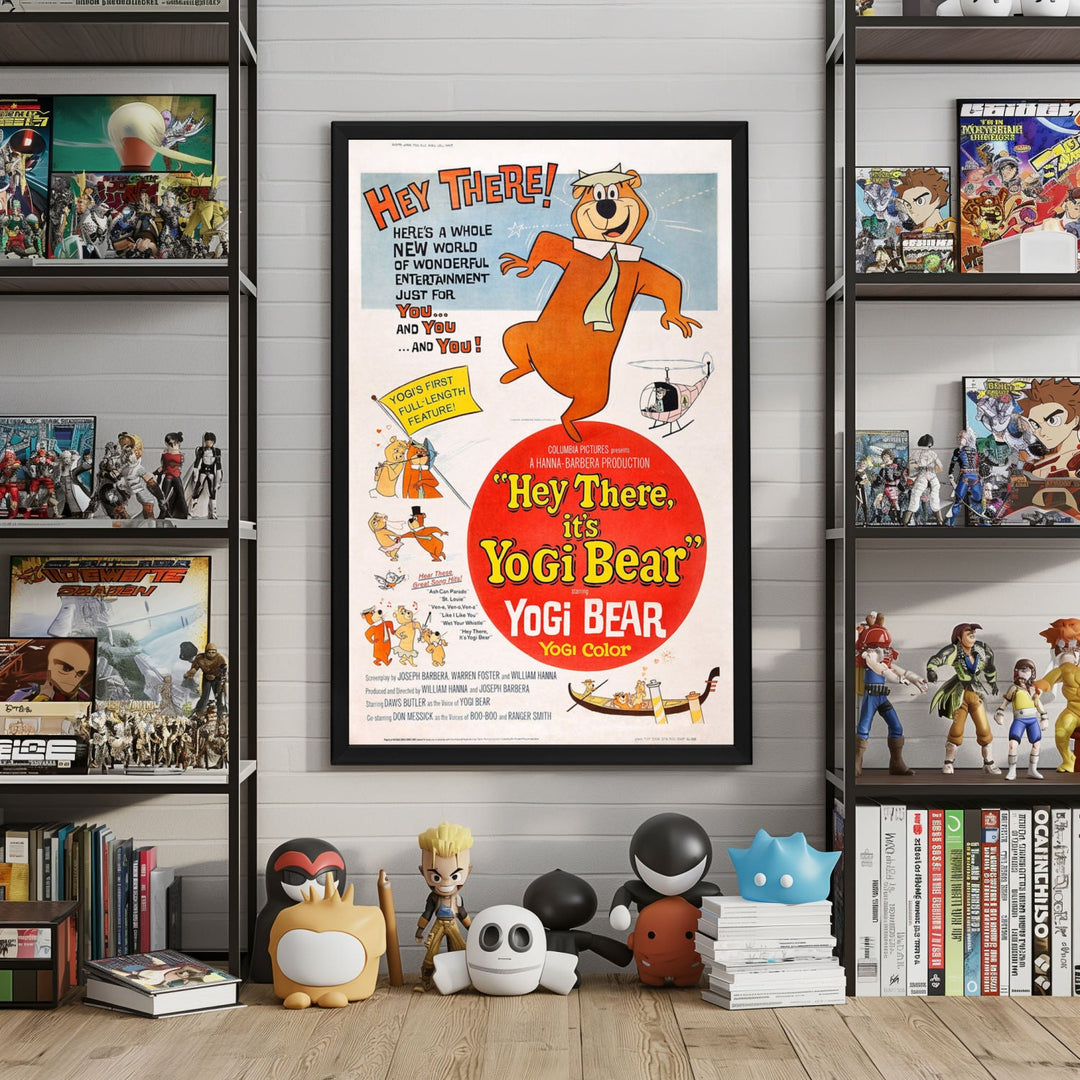 "Hey There, It's Yogi Bear" (1964) Framed Movie Poster