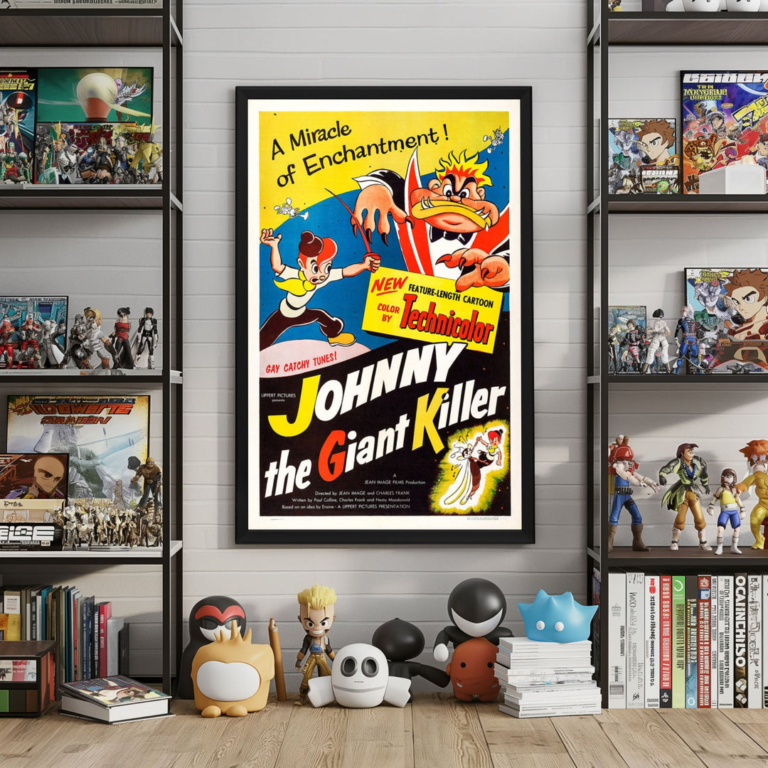 "Johnny The Giant Killer" (1950) Framed Movie Poster