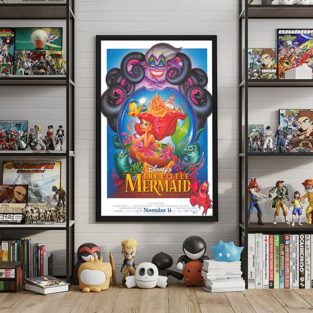 "Little Mermaid" (1989) Framed Movie Poster