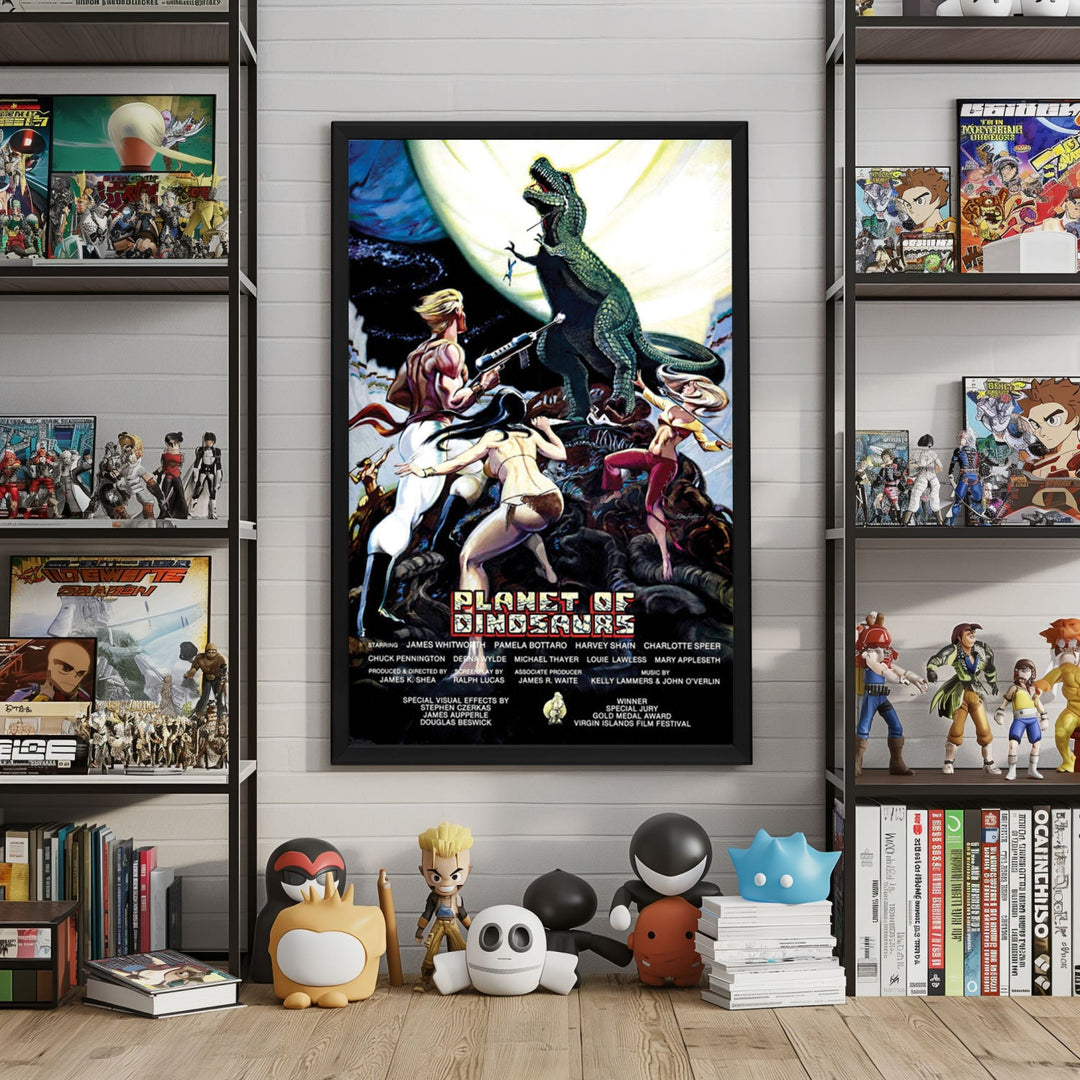 "Planet Of Dinosaurs" (1978) Framed Movie Poster