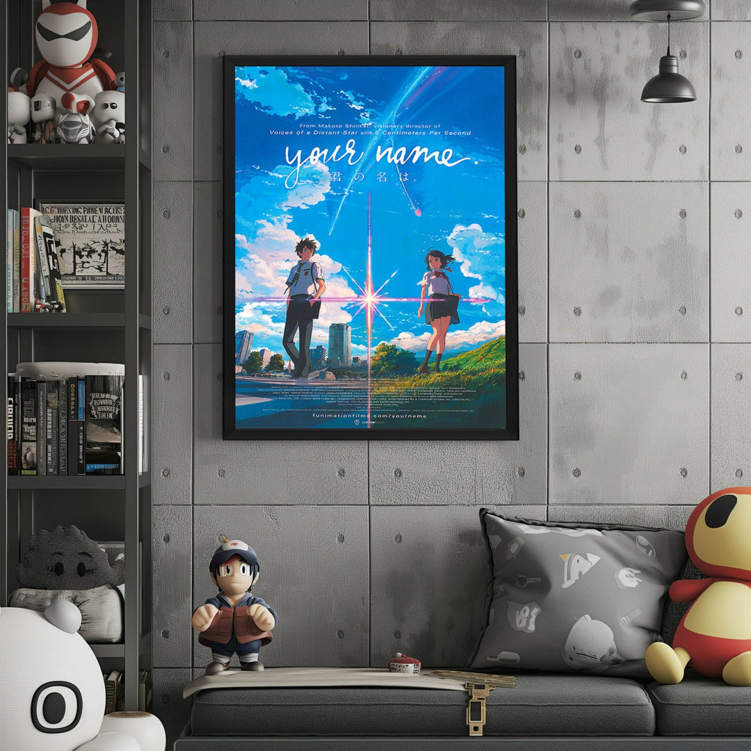 "Your Name" (2016) Framed Movie Poster