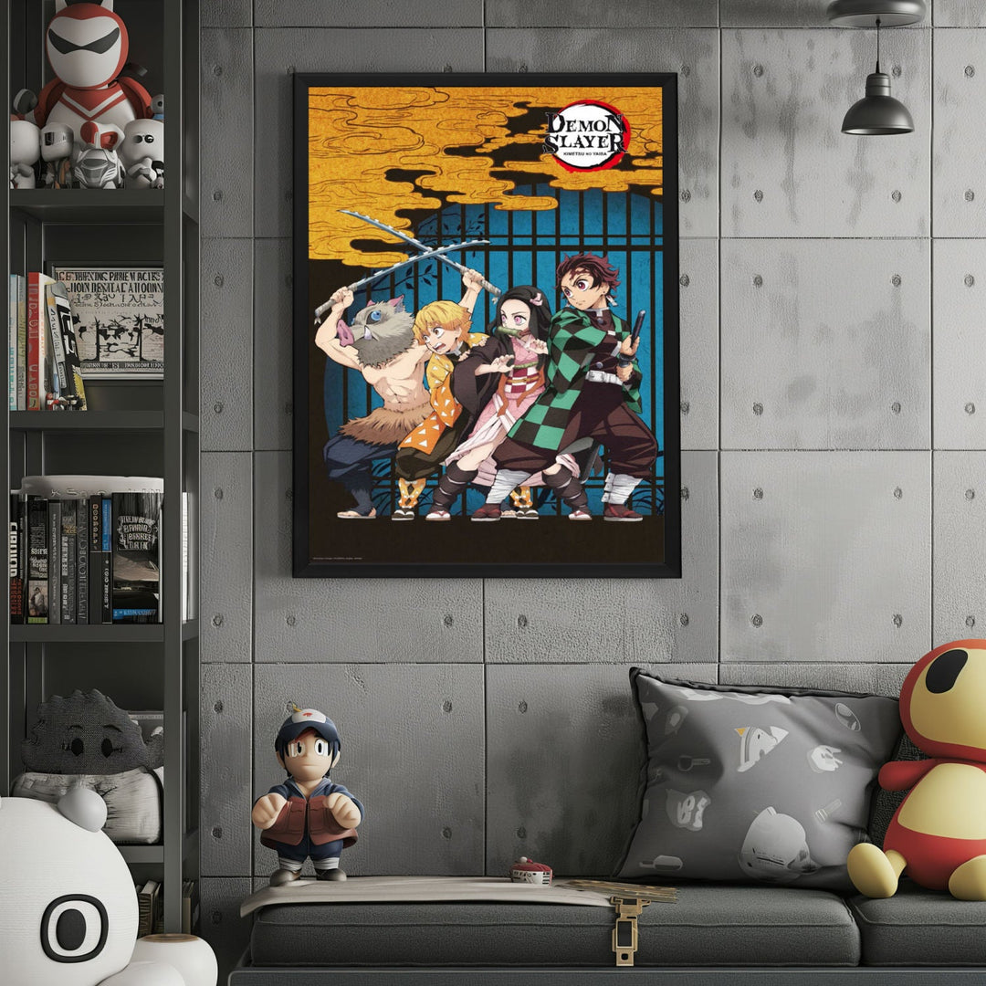 "Demon Slayer" Framed Movie Poster