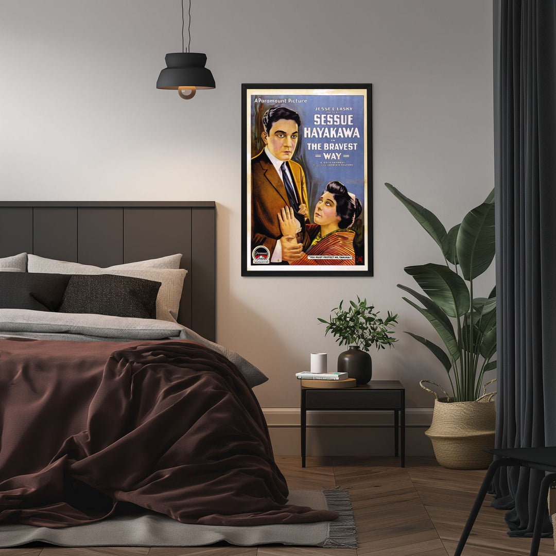 "Bravest Way" (1918) Framed Movie Poster