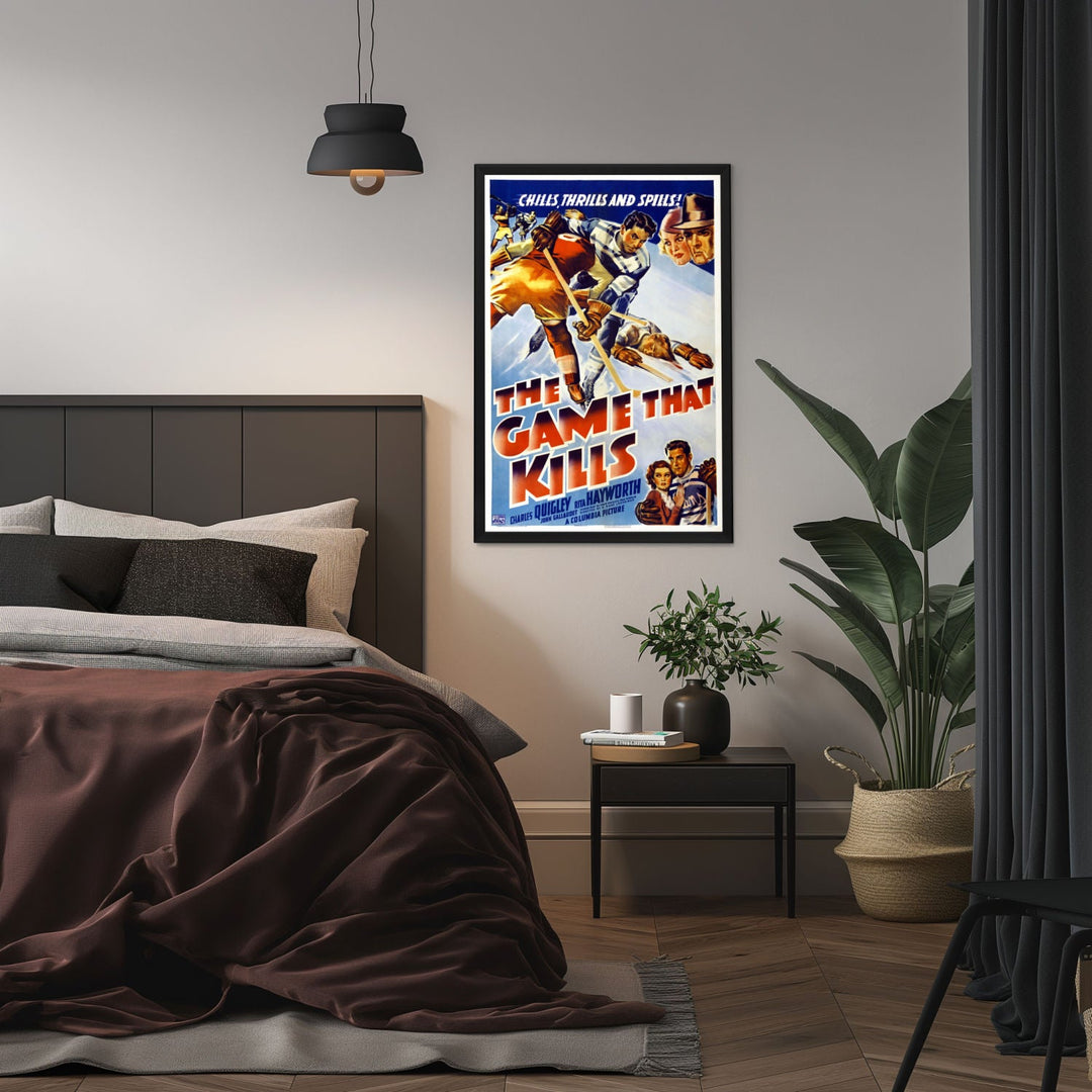 "Game That Kills" (1937) Framed Movie Poster